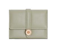 Snorvixre Portefeuille court et léger en cuir synthétique pour femme, design compact pliable en trois parties avec plusieurs porte-cartes et une poche pour l'argent liquide indispensable et élégant à