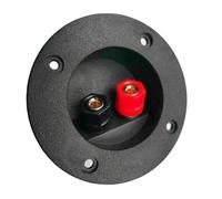 Snorvixre Prises bananes, bornes de haut-parleur, boîte de jonction, accessoires, cuivre, clip de connexion, boîte de jonction ronde, composants acoustiques