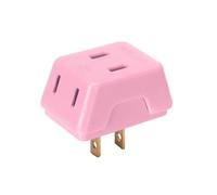 Snorvixre Prises portables à 3 ports, connecteur, adaptateur pour une utilisation dans le monde entier, prend en charge plusieurs appareils simultanément, port international