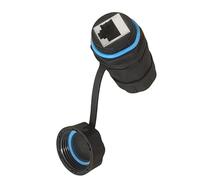 Snorvixre Quick Connect M23 RJ45 Cat6 IP68 Coupleur blindé pour câbles extérieurs et caméras Cat5e Connecteur Ethernet blindé