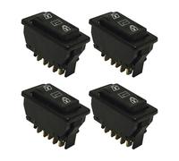 Snorvixre Rétroéclairage LED - Interrupteur universel de lève-vitre de voiture CC 12 V / 24 V 20 A - Pour visibilité nocturne lors du remplacement des interrupteurs de fenêtre de voiture dans