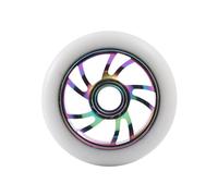 Snorvixre Roue de patinage de haute qualité de 100 mm, rebond élevé, jantes en aluminium, pneus PU, planche de roulement étanche, utilisation de roue de skateboard anti-blocage