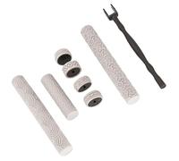 Snorvixre Rouleaux en argile polystyrène pour la cuisson au four, 6 préférences de motifs différents pour la créativité créative, la faïence et les activités décoratives, modélisation de rouleaux à