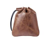 Snorvixre Sac de rangement en cuir pour bijoux - Taille réglable - Pour bagues et bracelets - Solution d'emballage cadeau élégante, taille unique, comme décrit