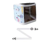 Snorvixre Sac de transport portable pour animal de compagnie avec trous d'aération et gobelet à eau amovible pour oiseaux, petits animaux, voyage en plein air, voyage, sac de transport portable pour