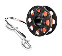 Snorvixre Scubas Rouleau de plongée, bobine de fil à doigts avec crochet à boulon double face, rouleau de plongée libre, équipement de plongée facile à utiliser, accessoires techniques, équipement de