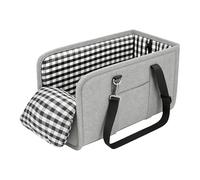 Snorvixre Siège auto polyvalent pour chien avec bandes élastiques et planche de soutien pour les trajets en voiture en toute sécurité Siège portable pour animal de compagnie