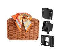 Snorvixre Simulation Vine Bicycles Panier de Roue Avant Rapide à Installer Sac de Vélo Amovible Valise Bagage de Vélo Léger Rapide à Installer Amovible Simulation Vine Bike