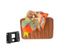 Snorvixre Simulation Vine Bicycles Panier de Roue Avant Rapide à Installer Sac de Vélo Amovible Valise Bagage de Vélo Léger Rapide à Installer Amovible Simulation Vine Bike