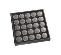 Snorvixre Solution de rangement pratique pour les décorations d'ongles avec 25/50 compartiments, idéale pour ranger les accessoires bien rangés et en toute sécurité - Porte-accessoires ordonné et bien