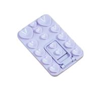 Snorvixre Support adhésif portable en silicone avec support pour un transport facile et un support pour une application sur plusieurs surfaces