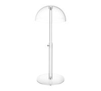 Snorvixre Support de porte-chapeau en acrylique avec vis de protection, étagère d'exposition réglable pour les magasins de détail et les contacts Utilisez un support de bouton rotatif