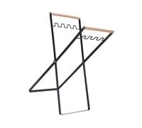 Snorvixre Support de poubelle pliable pratique, convient pour l'extérieur, supporte les sacs lourds et les outils en toute sécurité Support de sac poubelle d'extérieur