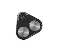 Snorvixre Support de téléphone en ABS très fin, rotatif à 360 °, ne tombe pas, double fonction pour une utilisation sûre d'une seule main, support de téléphone à forte adhérence