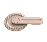 Snorvixre Support de téléphone magnétique portable, rotation à 360 degrés, structure ronde pliable pour montage sur table, support de poignée de téléphone magnétique