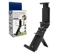 Snorvixre Support de téléphone portable réglable avec rotation multidirectionnelle - Support de téléphone portable de voyage pour valise, bureau, accessoires de voyage, support multifonction