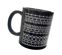 Snorvixre Tasse à café avec message caché unique humoristique tasse à boire café lait bière fait main eau lait eau enfant petit déjeuner