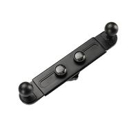 Snorvixre Tête sphérique extensible 17 mm - Longueur du bras réglable pour écran de voiture, transmission en direct, montage sur bureau, double appareils auto Link