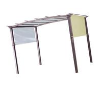 Snorvixre Toit de rechange pour tonnelle - Tissu polyester 190T imperméable - Convient à la plupart des terrasses extérieures - Toit de protection pour installation sans outil