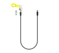 Snorvixre Tuyau léger en fibre de carbone avec appareils de mesure phosphorescents et crochet simple pour les activités aquatiques, plongée nocturne, pressions faciles à accrocher