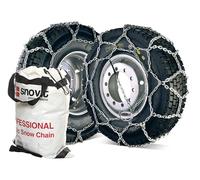 SNOVIT E-3000 Lot de 2 chaînes à neige métalliques pour camion et bus Taille 570 Certification ÖNORM V5119:2021