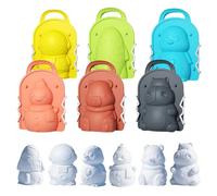 Snow Ball Maker - 6-Piece Fun Shaper Set | Cute Snow Ball Shaper Toys, 6-piece Set For Making Balls, Sand Play, Winter Games, Backyard Fun, Beach Activities, Christmas, Family Kids Outdoor Play