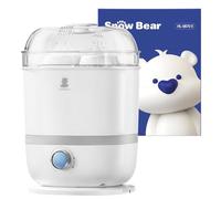 Snow Bear Stérilisateur et séchoir à biberon, stérilisateur électrique 6 en 1 pour biberon et tétines, pièces de tire-lait, grande capacité, 13 bouteilles, séchage rapide, facile à nettoyer