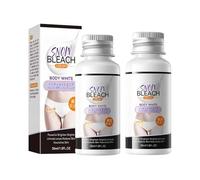 Snow Bleach Cream 2Pcs, Crème Éclaircissante Pour Les Zones Sombres, Éclaircissement Naturel Des Genoux Coudes Et Aisselles, Crème De Blanchiment Pour Le Corps Et La Zone Intime