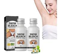 Snow Bleach Cream Partie Privée - Snow Bleach, Snow Bleach Intensif Pour Le Visage Et Le Corps, Snow Bleach Cream Pour Partie Privée Blanchiment Des Aisselles (2pcs)