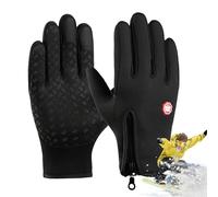 Snow Boarding Glove - Windproof Touch Screen Hand Guard, Unisex Soft Lined Zipper Fishing Gear Outdoor Activities Winter Sports Gloves | Ski Handwear, Snowmobile Riding, Ice Fishing Excursion