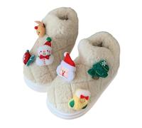 Snow Boots-Bottes d'hiver féminines Chaudes et Confortables avec Doublure en Fausse Fourrure et Semelle Souple pour balades décontractées antidérapantes et Robuste (Green- 39)