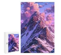 Snow-Capped Mountain Peaks Puzzle 1000 Pièces Educa Jouet en Bois Cadeau Unique Décoration Intérieure Jeu Éducatif Challenge Toy Adultes Et Enfants À Partir De 14 Ans 1000 PCS