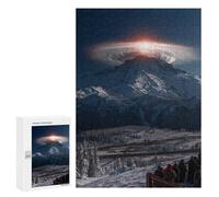 Snow-Capped Mountain Sunrise Puzzle 1000 Pièces Educa Jouet en Bois Cadeau Unique Décoration Intérieure Jeu Éducatif Challenge Toy Adultes Et Enfants À Partir De 14 Ans 300 PCS
