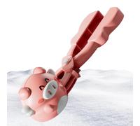 Snow Clip, Novelty Chicken Mold, Fast Snowball Thrower, Easy Scoop Handle Design, Non-Freezing Lightweight Tool, Outdoor Winter Activities, Large 13.5 inch Size, School Park Holiday Fun