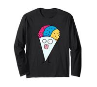 Snow Cone Éventail à Langue Sirop de Glace Saveur sucrée Manche Longue