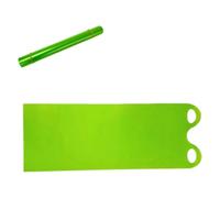 Snow Crazy - Tapis de luge à neige flexible et léger enroulable portable, planche de ski avec poignées, tapis de luge à neige pour enfants et adultes, sports d'hiver de plein air (vert)