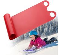 Snow Crazy Tapis de traîneau à neige léger enroulable pour bébé - Tapis de vol d'hiver portable - Planche de ski avec poignées - Tapis de luge Sno-w pour sports de plein air d'hiver