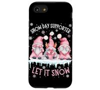 Snow Day Supporter Xmas Holiday Let It Snow Cute Three GNOME Coque pour iPhone SE (2020) / 7/8