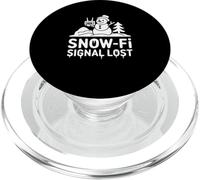 Snow FI Signal Lost Funny Winter Snowman WiFi PopSockets PopGrip pour MagSafe