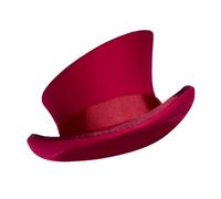 Snow Head Gear pour hommes chapeau haut asymétrique chapeau laine femme homme chapeau unisexe chapeau vapeur punk chapeau haut de forme ruban ruban décoratif chapeau manteau homme, RD1., Taille unique