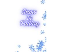 Snow Is Falling: Notebook for school , Journal ,Notebook for office