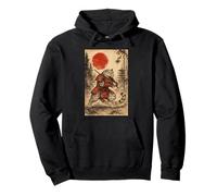 Snow Leopard Samurai Warrior Japanese Vintage Graphic Humor Sweat à Capuche