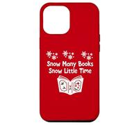 Snow Many Books Snow Little Time Reading Christmas Book Club Coque pour iPhone 12 Pro Max