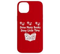 Snow Many Books Snow Little Time Reading Christmas Book Club Coque pour iPhone 14 Plus
