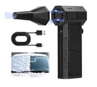 Snow Master Pro Mini Souffleur Turbo à 3 vitesses pour vent et neige rapide, batterie 8000 mAh, 130 000 tr/min, outil de retrait portable S-Now, ergonomique pour enlever efficacement la poussière sur