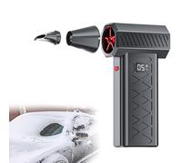 Snow Master Pro Souffleuse à neige à DEL 2026 - 130 000 tr/min - Outil de déneigement portable pour voitures et allées, mini souffleuse à neige turbo, rechargeable par USB pour le déneigement du