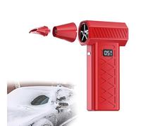 Snow Master Pro Souffleuse à neige à DEL 2026 - 130 000 tr/min - Outil de déneigement portable pour voitures et allées, mini souffleuse à neige turbo, rechargeable par USB pour le déneigement du