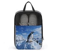 Snow Mountain Sac à chaussures de voyage imperméable avec fermeture éclair et poignée Sac à chaussures de golf Sac à chaussures de golf Sac à chaussures de football Taille unique, Style :, Taille