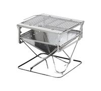 Snow Peak - Barbecue compact - Takibi Fire & Grill en Bois - Gris Gris