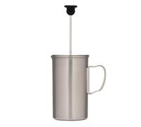 Snow Peak Cafetière à piston japonaise unisexe en titane CS-111, durable, ultra légère pour le café en randonnée et en camping, taille unique